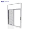 Anodized aluminum frame small sliding window with inside anti-theft grill