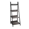 Walmart 4 Tier Storage Rack Shelf Unit Bathroom Living Room Wood Look Partical Accent Bookshelf for display