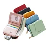 2019 hot sale ladies mini zipper coin purse colorful wallet ladies pocket wallet
