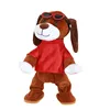 33cm Wholesale Best seller Talking electric dog plush toys dog Animal toy with break dance with glass