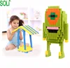 Bullet plastic spelling Inserting puzzle Toy baby building blocks