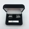 Wholesale custom stainless steel blank luxury engraving mens cufflinks
