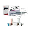 auto flat bed small label table top die cutting press and creasing machine in india