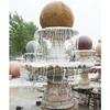 Natural Marble Hand Carved marble water fountain ball