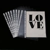 Top sale 11 Holes Plastic File Bag Fashional Clear Sheet Protectors / b5 clear sheet protector office clear file bag file