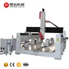 Foam EPS mould, wooden ship model,wooden model aviation mould making 4axis cnc router rotary axis