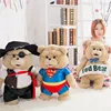 custom Superman clothing bear Down Teddy Movie plush toy