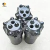 Multifunctional button bit 11 angle semi-ballistic tapered conic bits for rock drilling