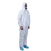 China Manufacturers Colorful Nonwoven Disposable Coverall Waterproof Disposable PE coated PP coveralls