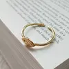 2019 Ins fashion popular bridal boho adjustable sterling silver silver eye cuff ring for party gifts