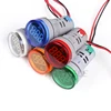22mm Ampermeter AC220V 100A Digital Display Monitor Current Indicator Signal Light Ammeter Tester Measuring Ampere Meter