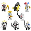 Ninjago Samurai Bone Soldier Chopov Kruncha wyplash Krazi action Figure Building Blocks mini toys child juguetes