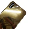 Replacement Luxury Chassis Housing for iphone X Back Cover 24k Mirror Gold