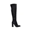 New sexy knee high boots fashion ladies long boots black leather boots for women