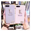 Dropshipping2018 Newest Phone Cases For iPhone 7 Case Luxury Rhinestone Bear Love Pendant PU Leathe Back Cover For iPhone 7 6 6S