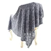 Chunky acrylic knit custom throw blankets super soft purple throw blanket