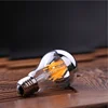 A60 edison bulb a60 Filament LED Vintage Dimmable Bulb with Mirror Half Chrome Silver Globe Shape Bulb light for Home Decorate