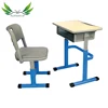 High quality HDF board school single desk and chair school furniture student desk and chair table and chairs set