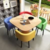 breathable fabric cushion household dining table set