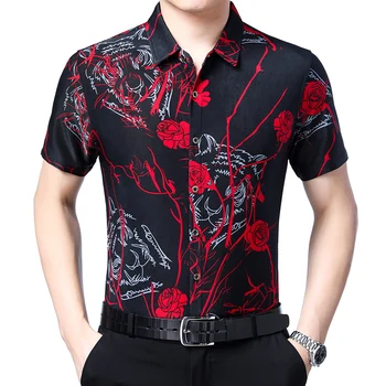 Summer New Arrival Custom Fit Cheap Breathable Floral Print Old Man ...