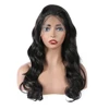 Body Wave Lace Front Human Hair Wigs For Black Women Natural/#1 Jet Black Color Peruvian Remy Lace Wig