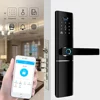 2019 Home Hotel Apartment Smart Biometric Fingerprint Door Lock with Wifi Bluetooth for Security Door