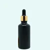 Cosmetics 5ml 10ml 20ml 30ML50ml 100ml black glass dropper ball spray essential oil bottle