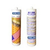 Acidic silicone adhesive sealant mastic