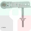 90-180 degree 12 position multi functional sofa adjustable hinge/high quality sofa bed headrest hinge