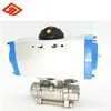 seat PTFE 2 inch stainless steel full port pneumatic actuated cast iron PN16 DN50 ball valve manual