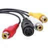 VGA to RCA Component Cable VGA to TV S-Video 3 RCA PC Computer AV Adapter Cable