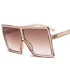 HBK 2019 Big frame oversized square shades sunglasses women K30046