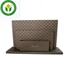 Hotel supplies big black PVC leather catalog brochure holder display stand