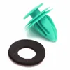 New Universal Useful Plastic Car push Auto bumper Clips - Green
