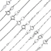 Italian 925 Sterling Silver Jewelry Solid Silver Necklace Chain For Women with 16/20inches base link chain