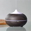 Desktops Office Device Ultrasonic Essential Oil Diffuser 150ML Dark Wood Aroma Diffuser Mini Humidifier With 7 LED Color Change