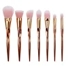 Private label full function 7 pcs golden bee makeup brushes custom logo makeup brush your own brand makeup brush set