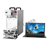 portable memory card making machine 20w fiber laser marking machine price for metal