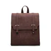 2019 Spring New Ladies Backpack PU Leather Box Soft Surface Simple Student Backpack Wholesale