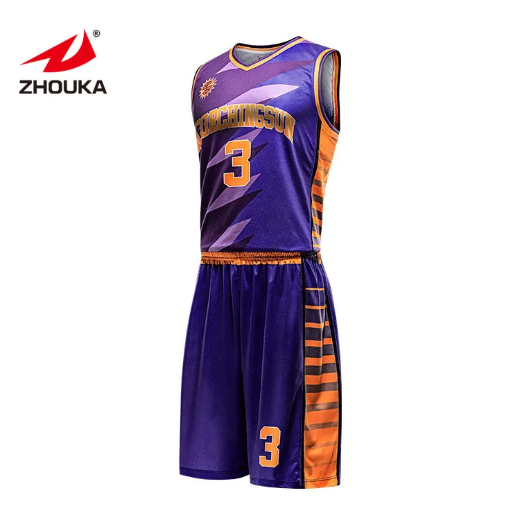 Violet Basketball Jersey 