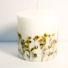 High Quality Wholesale China Manufacturer Pillar Scented Candle dry flower Candle