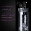 Double Wall Glass Drink Tea Water Bottle With Tea Infuser