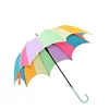 Multi Color Changing Straight Rainbow Umbrella For Ladies