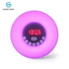 Alarm clock led light desktop touch wireless speaker for quran with night lamp stereo sound BT 4.2 wake up bell