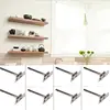 Floating wood shelves hidden blind shelf support brackets concealed wall mounted bracket