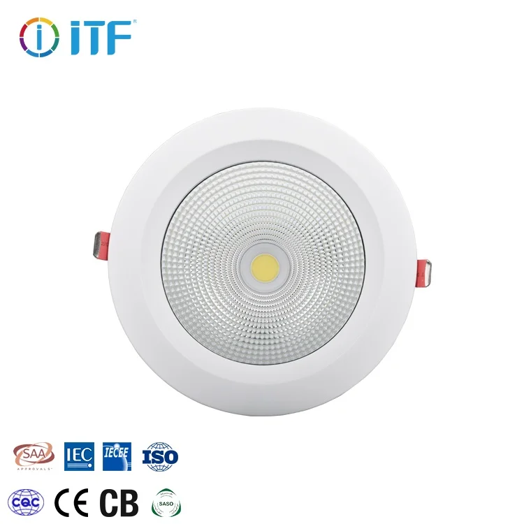 Zhongshan factory High Luminous Efficiency Round Recessed LED Downlight For Project