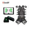 Wireless EMS electrical stimulation device in outdoor training with electrode vests