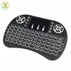 Best price mini keyboard wireless i8 backlit air mouse remote touchpad for android TV box computer projectors