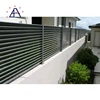 Manufacturer Provide Modern garden design privacy Fixed Louver Aluminum Fence