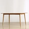 White oak dining table hotel dining area table solid wood table